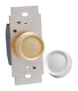 Leviton Trimatron Light Almond & White 600 W Rotary Dimmer Knob 1 pk