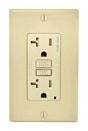 Leviton SmartlockPro 20 amps 125 V Duplex Ivory AFCI/GFCI Dual Function Outlet 5-20R 1 pk