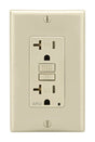 Leviton 20 amps 125 V Duplex Light Almond AFCI Outlet 5-20R 1 pk