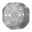Steel City 15.8 cu in Octagon Galvanized Steel Electrical Ceiling Box Silver