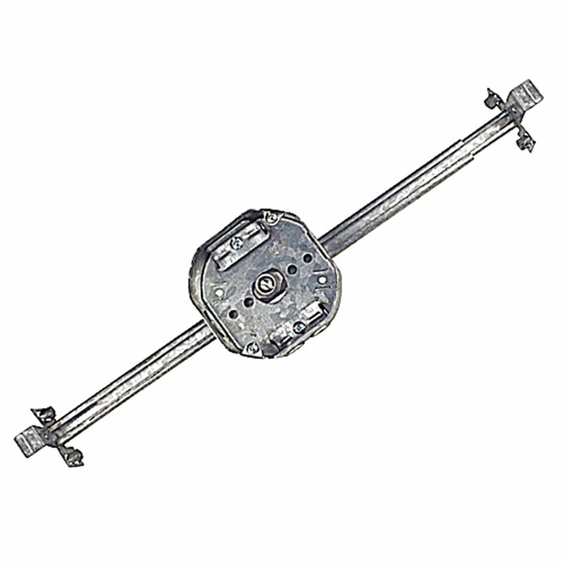 Steel City 15.8 cu in Octagon Galvanized Steel Electrical Box w/Hanger Bar Silver