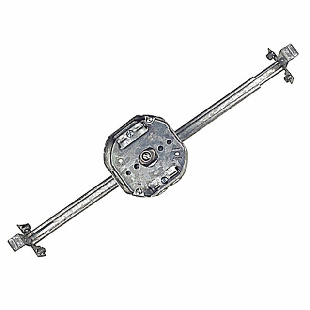 Steel City 15.8 cu in Octagon Galvanized Steel Electrical Box w/Hanger Bar Silver