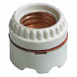 Leviton Porcelain Incandescent Medium Base Keyless Socket 1 pk