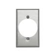 Leviton 1 gang Aluminum Single Outlet Wall Plate 1 pk