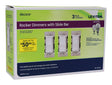 Leviton Decora White 600 W Rocker Dimmer Switch 3 pk