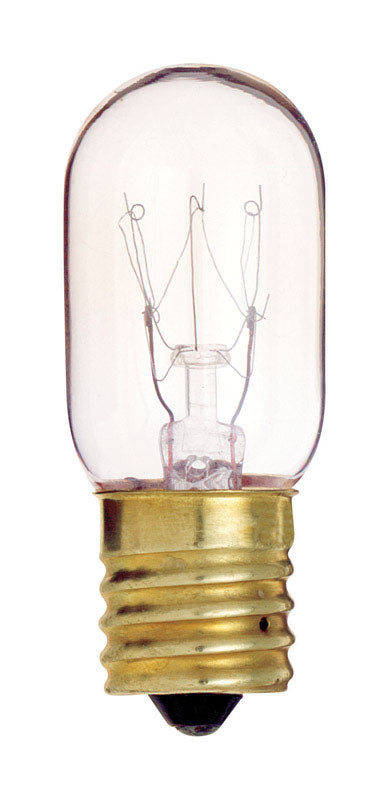 Satco 15 W T7 Specialty Incandescent Bulb E17 (Intermediate) Soft White 1 pk