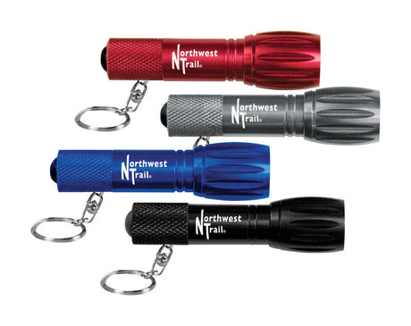 PT Power Northwest Trail Assorted LED Flashlight With Key Ring AG-13 Battery