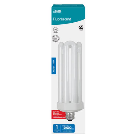 Feit 65 W PL 3.12 in. L CFL Bulb Daylight Utility 6500 K 1 pk