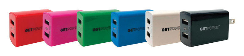 GetPower USB to AC Home Adapter 1 pk