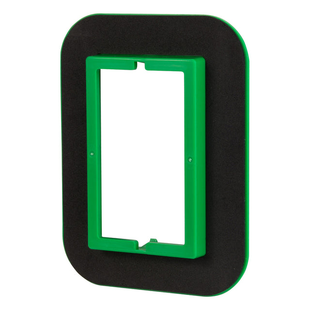 Madison Electric Draft Seal Rectangle PVC Draft Seal Kit Black/Green