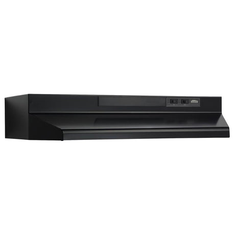 Broan-NuTone 30 in. W Black Convertible Range Hood