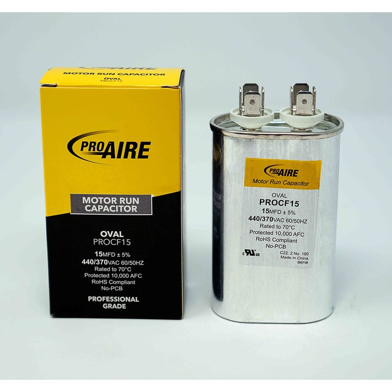 Perfect Aire ProAire 15 MFD 370 V Oval Run Capacitor
