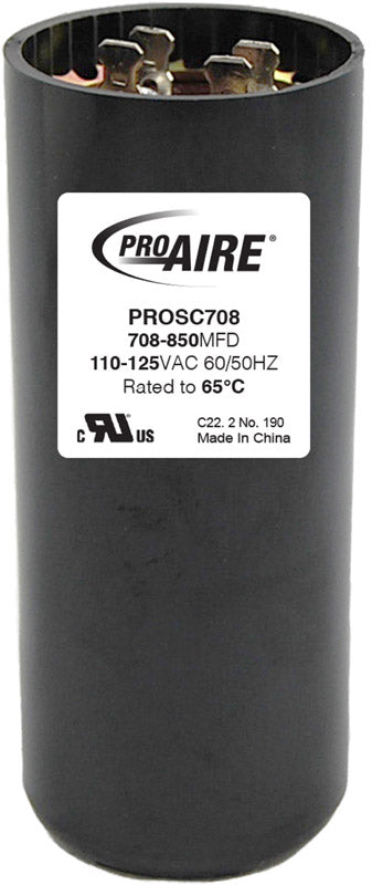 Perfect Aire ProAire 708-850 MFD 250 V Round Start Capacitor