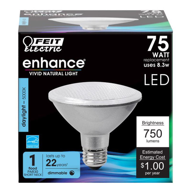 Feit Enhance PAR30 E26 (Medium) LED Bulb Daylight 75 Watt Equivalence 1 pk