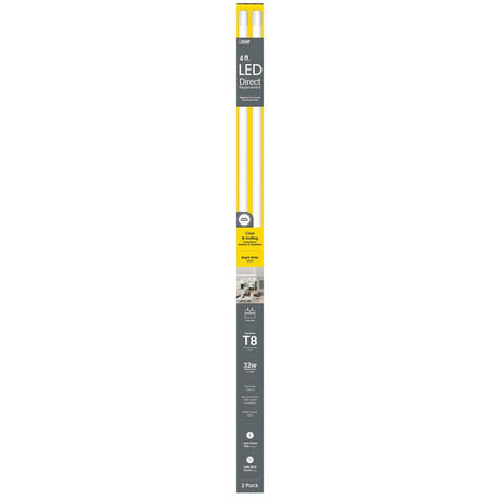 Feit Plug & Play T8 Warm White 47.8 in. G13 Linear LED Bulb 32 Watt Equivalence 2 pk