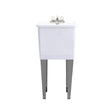 Tehila 17.5 in. W X 23.25 in. D Freestanding Thermoplastic Utility Sink