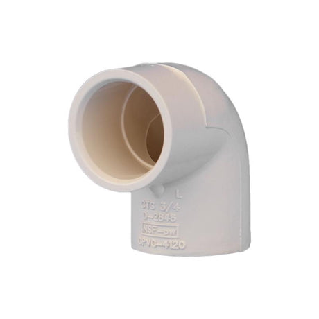 Charlotte Pipe FlowGuard 3/4 in. Hub X 3/4 in. D Hub CPVC 90 Degree Elbow 1 pk