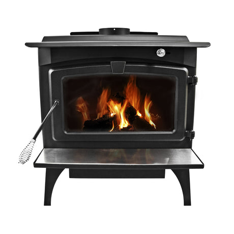 Pleasant Hearth 2200 sq ft Classic Wood Burning Stove 295 lb. cap.