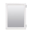 Zenna Home 19.25 in. H X 15.25 in. W X 4.25 in. D Rectangle Medicine Cabinet/Mirror