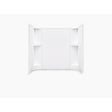 Sterling Accord 55 in. H X 31-1/4 in. W X 60 in. L White Shower Wall Set