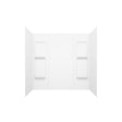 MAAX Elan 59 in. H X 31-3/4 in. W X 60-1/2 in. L White Bathtub Wall Surround
