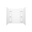 MAAX Utah 59 in. H X 31-3/4 in. W X 60-1/2 in. L White Bathtub Wall Surround