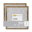 3M Filtrete 12 in. W X 12 in. H X 1 in. D Synthetic 2 MERV Flat Panel Filter 2 pk
