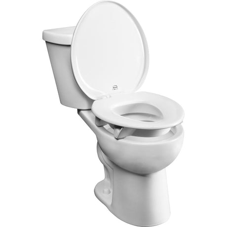 Bemis Independence Assurance Round White Plastic Toilet Seat