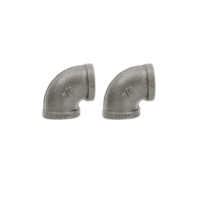 STZ Industries 3/4 in. FIP each X 3/4 in. D FIP Black Malleable Iron 90 Degree Elbow