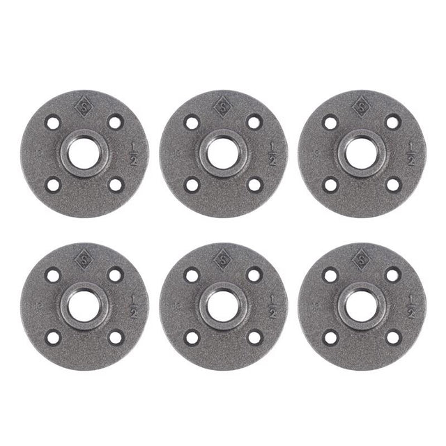 STZ Industries Pipe Decor Iron Flange 1/2 in.