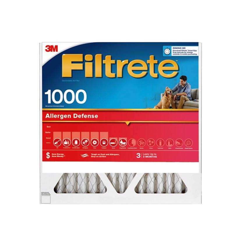 3M Filtrete 14 in. W X 14 in. H X 1 in. D 11 MERV Pleated Allergen Air Filter 1 pk