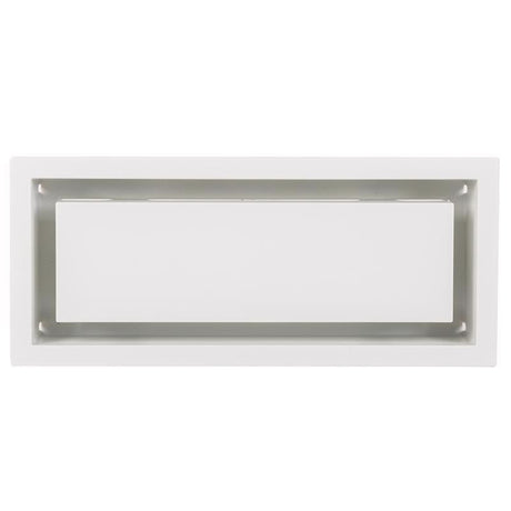 Fittes Aria Vent 10-9/16 in. H X 4-1/2 in. W Satin White ABS Plastic Wall/Ceiling Air Vent Return