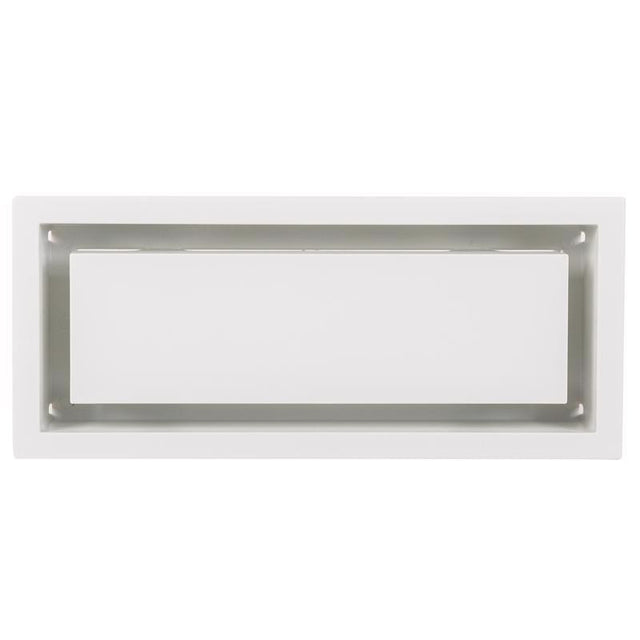 Fittes Aria Vent 10-9/16 in. H X 4-1/2 in. W Satin White ABS Plastic Wall/Ceiling Air Vent Return