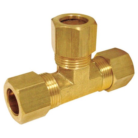 7/8 in. Compression X 7/8 in. D Compression Brass Tee