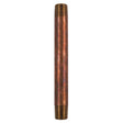 1/4 in. MPT X 1/4 in. D MPT Red Brass Nipple 4-1/2 in. L