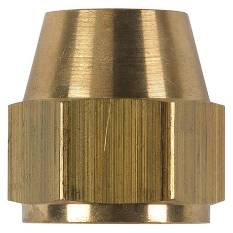 7/8 in. Flare Yellow Brass Nut
