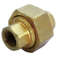 3/8 in. FPT X 3/8 in. D FPT Yellow Brass Union