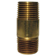 1/4 in. MPT X 1/4 in. D MPT Red Brass Nipple 6 in. L