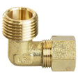 1/2 in. Compression X 1/2 in. D MPT Brass 90 Degree Elbow