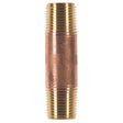 1/2 in. MPT X 1/2 in. D MPT Red Brass Nipple 3 in. L