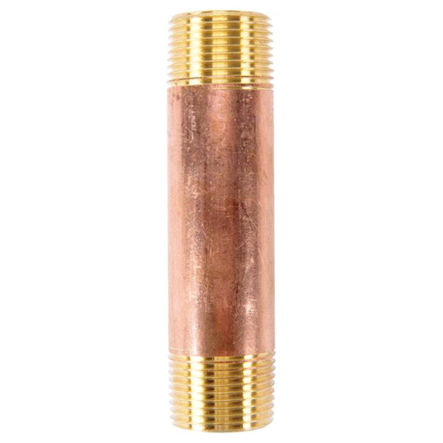 3/4 in. MPT X 3/4 in. D MPT Red Brass Nipple 4 in. L