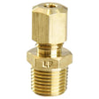 1/8 in. Compression X 1/8 in. D MPT Brass Connector