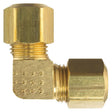 1/2 in. Compression X 1/2 in. D Compression Yellow Brass 90 Degree Elbow