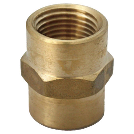 3/8 in. FPT X 1/4 in. D FPT Brass Reducing Coupling