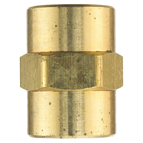 1/2 in. FPT X 1/2 in. D FPT Brass Coupling