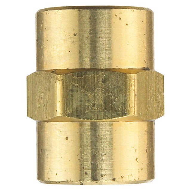 1/2 in. FPT X 1/2 in. D FPT Brass Coupling