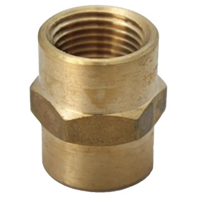 3/4 in. FPT X 1/2 in. D FPT Yellow Brass Reducing Coupling