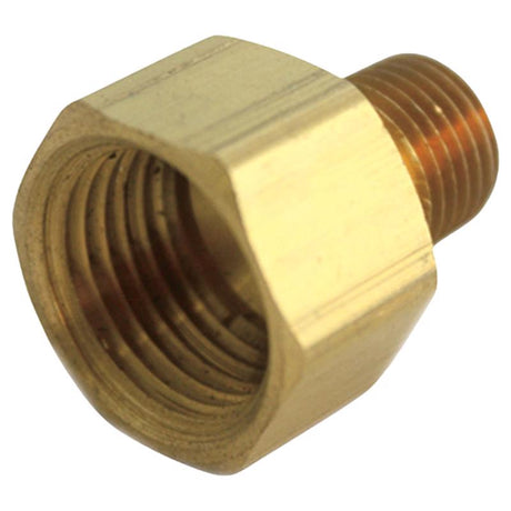 1/2 in. FPT X 3/8 in. D MPT Brass Reducing Coupling