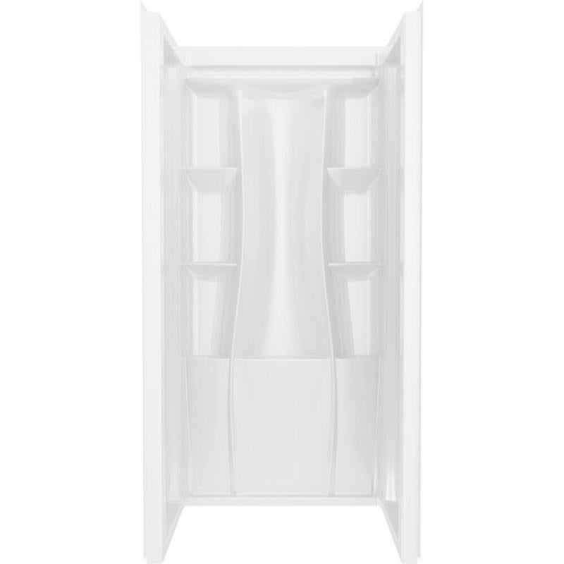 Delta Classic 500 73-1/4 in. H X 36 in. W X 36 in. L White Shower Wall