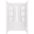 Delta Classic 500 73-1/4 in. H X 34 in. W X 48 in. L White Shower Wall
